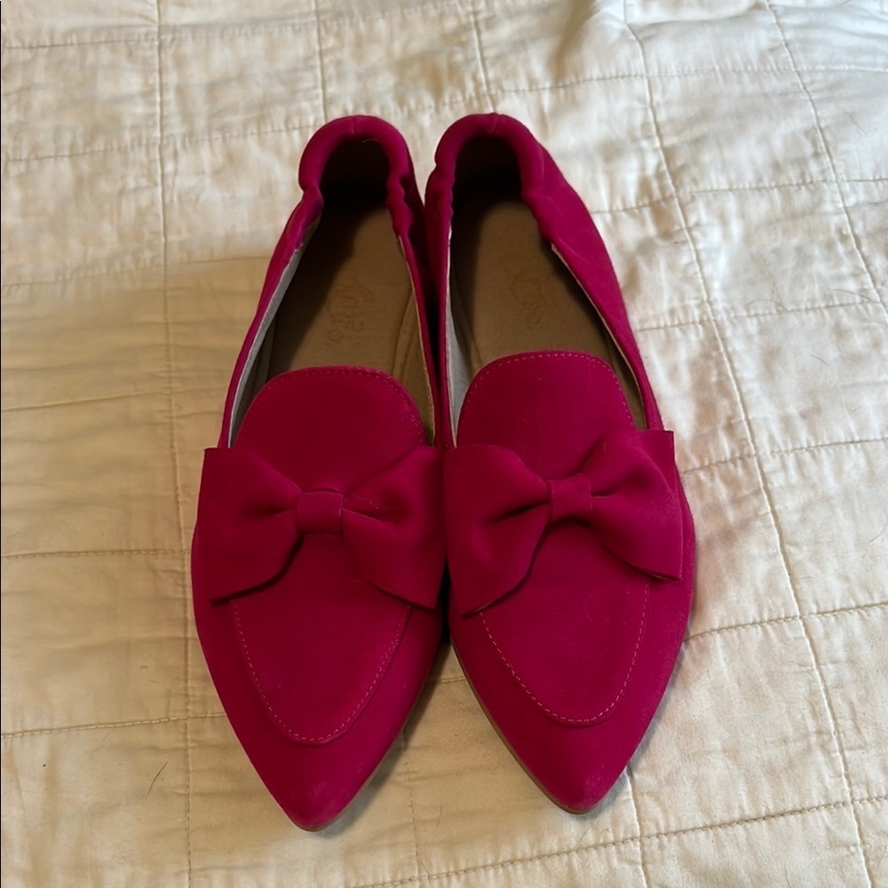 Bos& Co Women's Bow Loafers - Fuchsia